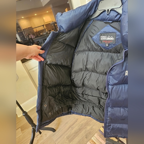First DownDuck Down 90s Full Zip Puffy puffer SUPERIOR Quality M/M - Picture 12 of 16